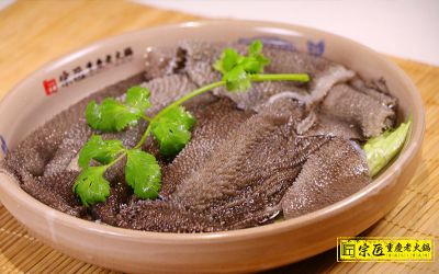 火锅店荤菜必备之极品鲜毛肚